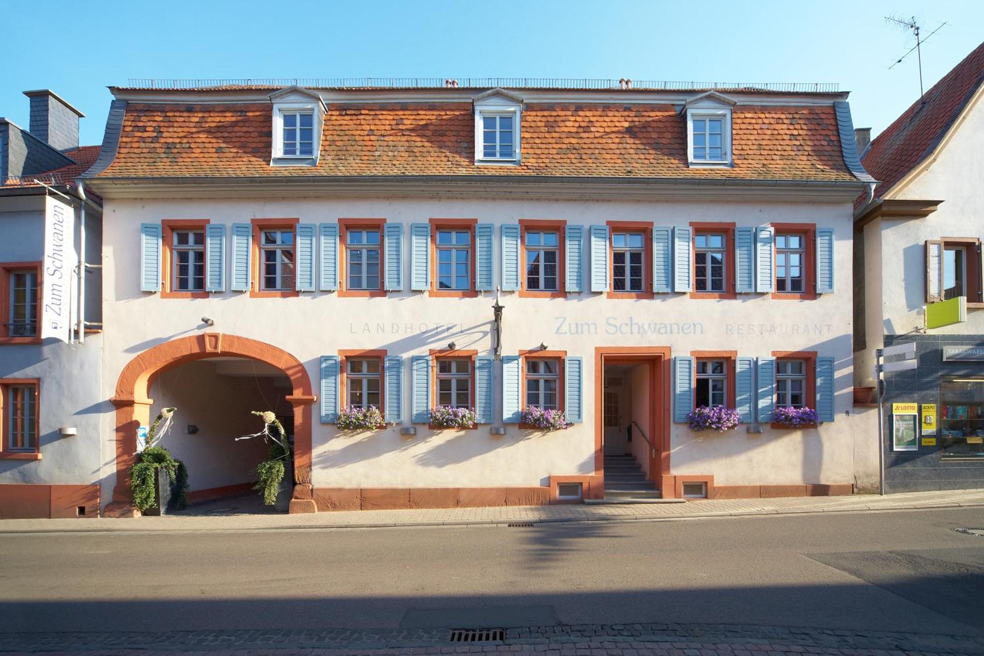 Landhotel Zum Schwanen Mit Restaurant Mona Liza Osthofen Dış mekan fotoğraf